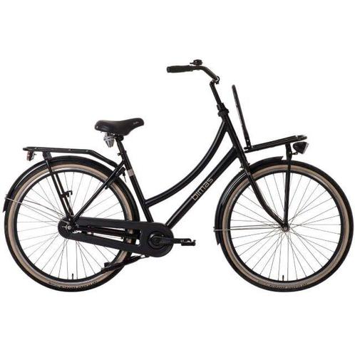 Bimas Bikes Transporter 1.0 cm 28 inch Mat Zwart Dames 2024, Fietsen en Brommers, Fietsen | Dames | Damesfietsen, Nieuw, Overige merken