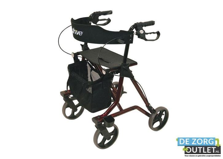 Rollator Torro | Drive (Rood, Lichtgewicht rollators), Diversen, Rollators, Nieuw, Ophalen of Verzenden