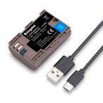 KingMa Accu voor Canon LP-E6 - 1960mAh met USB-C Poort (Nieu, Verzenden, Nieuw