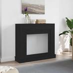 vidaXL Haardombouw 100x30x87,5 cm spaanplaat zwart, Huis en Inrichting, Haarden, Verzenden, Nieuw