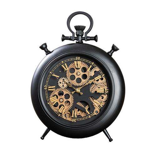 grootvader/tafelklok; Wandklok rond Torno H.38 cm, Huis en Inrichting, Woonaccessoires | Wanddecoraties, Nieuw, Verzenden