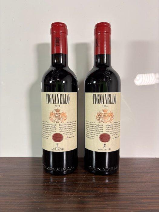 2020 Marchesi Antinori, Tignanello - Toscane IGT - 2 Halve, Verzamelen, Wijnen