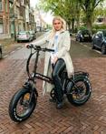 Fatbike vouwfiets e-bike fiets 20x4 v&a geveerd 1000wh accu.
