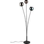 LED Vloerlamp - Trion Seldy - E14 Fitting - 3-lichts - Zwart, Huis en Inrichting, Lampen | Vloerlampen, Ophalen of Verzenden, Nieuw