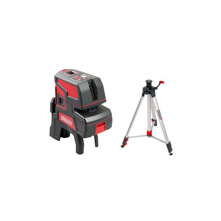 Levelfix Kruislijnlaser CL202R met statief, Doe-het-zelf en Verbouw, Meetapparatuur, Ophalen of Verzenden
