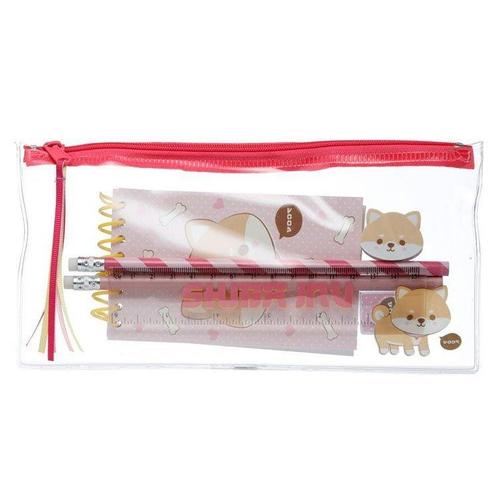 7-delige schrijfset - Cutimals - Shiba Inu hond NIEUW, Diversen, Schrijfwaren, Nieuw, Ophalen of Verzenden