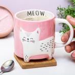 Schattige kat mok, Huis en Inrichting, Verzenden, Nieuw