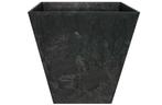 Bloempot Pot Ella zwart 45 x 45 cm - Artstone, Nieuw, Verzenden