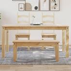 vidaXL Eettafel Panama 160x80x75 cm massief grenenhout, Huis en Inrichting, Tafels | Eettafels, Verzenden, Nieuw