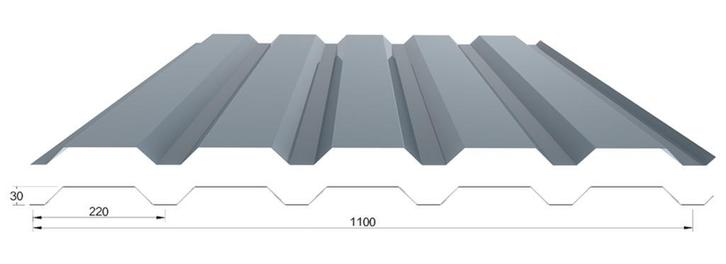 Enkelwandig damwand, profielplaat, stalen plaat, Doe-het-zelf en Verbouw, Platen en Panelen, Nieuw, Minder dan 20 mm, Overige materialen