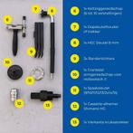 Kinzo Fiets Reparatieset 21-Delig - Fietsreparatieset met, Ophalen of Verzenden, Zo goed als nieuw, Onbekend