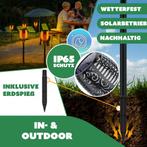KESSER® 6 Solar Tuinfakkels - Tuinverlichting - Sensor - Zwa, Huis en Inrichting, Verzenden, Nieuw