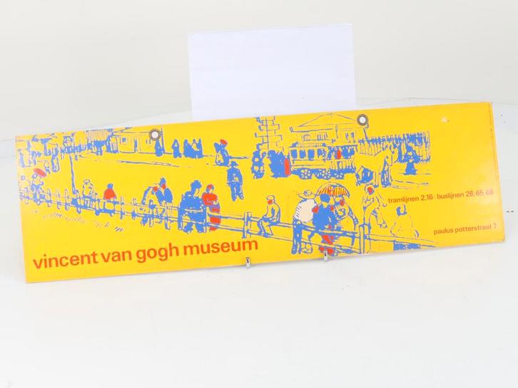 GVB Tram Vincent Van Gogh Museum Paulus Potterstraat 7, Verzamelen, Spoorwegen en Tramwegen, Overige typen, Gebruikt, Ophalen of Verzenden