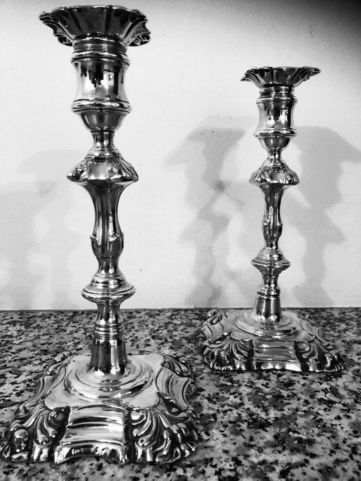 Kandelaar (2) - .925 zilver, Antiek en Kunst, Antiek | Goud en Zilver