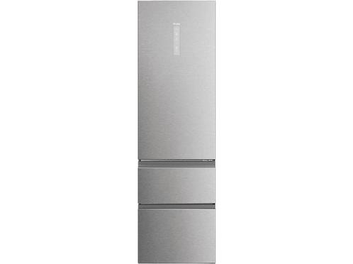 Haier -   Koel-vriescombinatie Grijs, Witgoed en Apparatuur, Koelkasten en IJskasten, 200 liter of meer, Nieuw, Met aparte vriezer