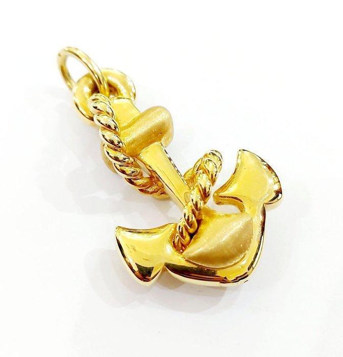 Hanger - 18 karaat Geel goud, Sieraden, Tassen en Uiterlijk, Antieke sieraden