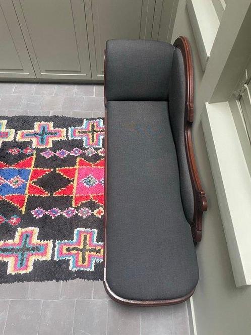 Chaise longue - Hout, Katoen, Koper, Antiek en Kunst, Antiek | Overige Antiek
