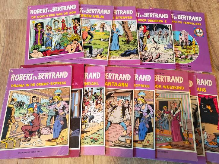 Robert en Bertrand | Willy Vandersteen | Strips, Boeken, Stripboeken, Gelezen, Complete serie of reeks, Verzenden