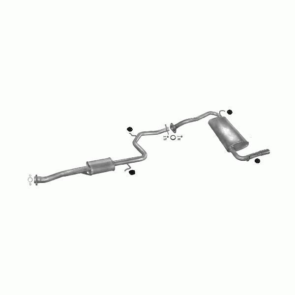 Complete uitlaat Mazda 323 1.8, Auto-onderdelen, Uitlaatsystemen, Verzenden