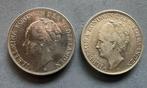 Nederland. Wilhelmina. 2 1/2 Gulden 1940 en 1943 (twee, Postzegels en Munten, Munten | Nederland