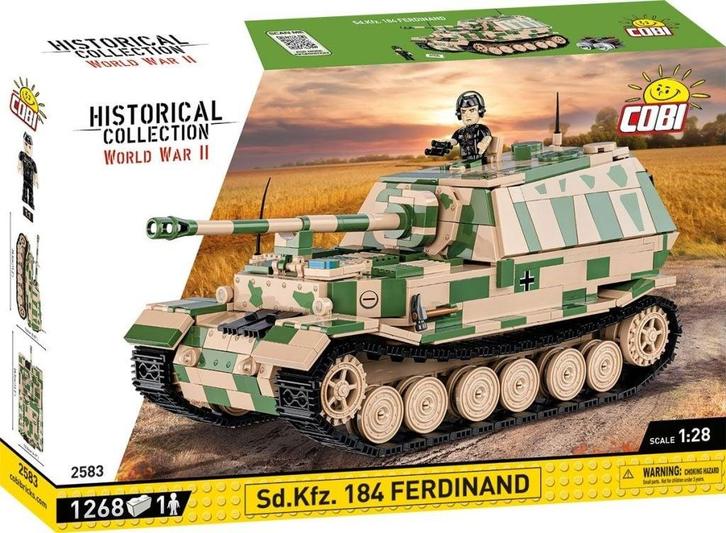 COBI 2583 Sd,Kfz.184 Ferdinnand (Leger bouwsets), Kinderen en Baby's, Speelgoed | Bouwstenen, Nieuw, Verzenden
