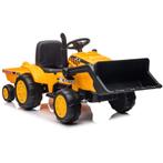 Elektrische kinder tractor met voorlader en trailer - accu, Kinderen en Baby's, Ophalen of Verzenden, Nieuw