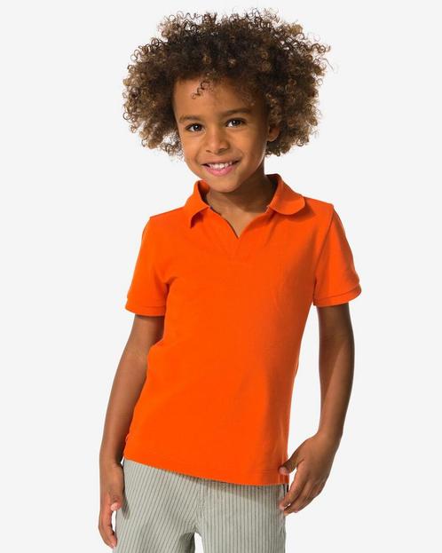 HEMA Kinderpolo Koningsdag oranje van €10.99 voor €7.69 sale, Kinderen en Baby's, Kinderkleding | Overige, Nieuw, Verzenden