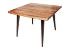 Massieve bijzettafel ORGANIC LIVING 60cm acaciahouten, Ophalen of Verzenden, Nieuw