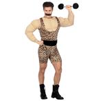 Bodybuilder Kostuum Met Spieren, Kleding | Heren, Carnavalskleding en Feestkleding, Ophalen of Verzenden, Nieuw