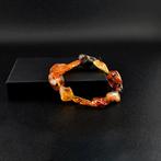 Echte BALTIC AMBER armband – Gepolijste vrije vorm segmenten