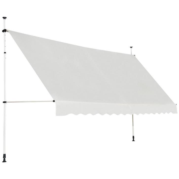 2dekans | Coast Zonneluifel - 200 x 300 cm - Beige, Tuin en Terras, Parasols, Zo goed als nieuw, Ophalen of Verzenden