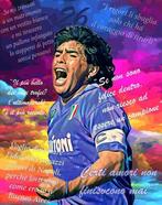 Artwork by Raffaele de leo - Napoli - Maradona - Original by, Nieuw