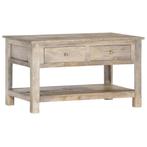 vidaXL Salontafel 82x52x47 cm massief mangohout, 50 tot 100 cm, Verzenden, Nieuw, Minder dan 50 cm