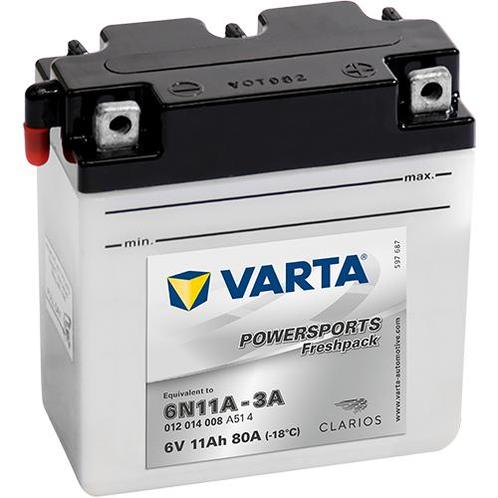Varta Powersports Freshpack 6N11A-3A accu | 012 014 008 | 1, Auto-onderdelen, Accu's en Toebehoren, Ophalen of Verzenden