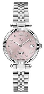 Gc Flair Z01001L3MF dameshorloge, Sieraden, Tassen en Uiterlijk, Horloges | Dames, Nieuw, Overige merken, Staal, Staal