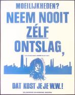 Poster KWJ - neem nooit ontslag ivm WW (lijst optie), Verzenden, Nieuw, Overige onderwerpen, Met lijst