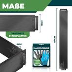 KESSER® Gazonrand - Tuinrand - 5 stuks - 100x18cm - Zwart •, Verzenden, Nieuw