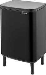 Brabantia Bo Hi Prullenbak - 12 liter - Matt Black, Verzenden, Zo goed als nieuw