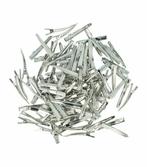 Haarspeld Alligator Gebogen 4,5cm Zilver 100 Stuks, Nieuw