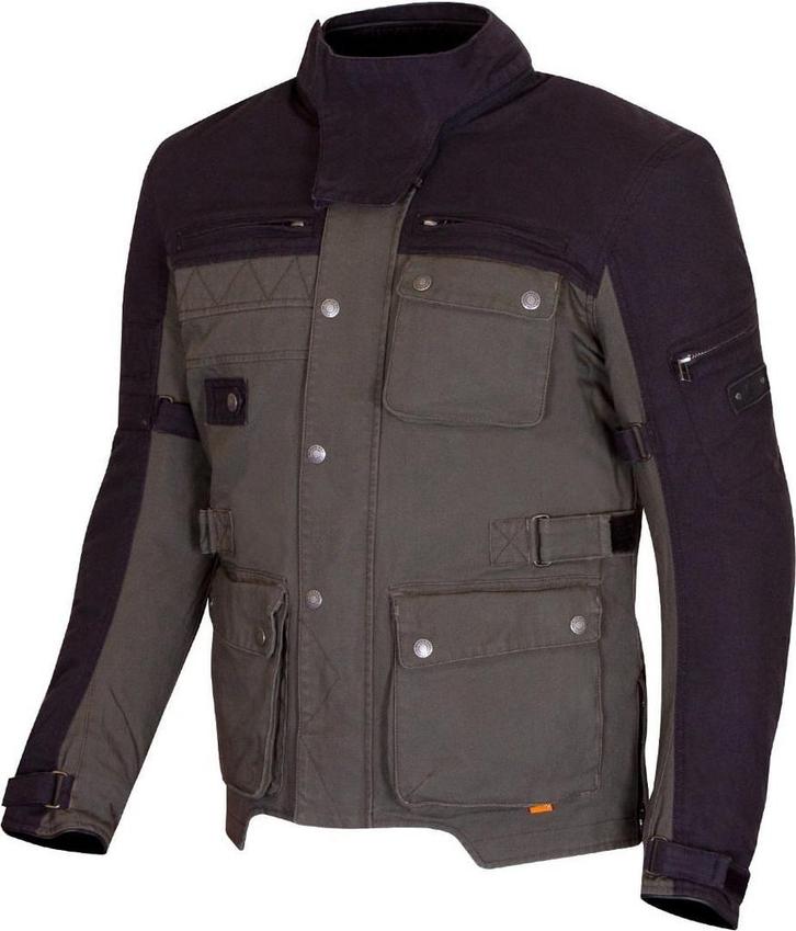 Merlin Mahala D3O Explorer Zwart Olijfgroen Textiele, Motoren, Kleding | Motorkleding, Heren, Nieuw met kaartje, Jas | textiel