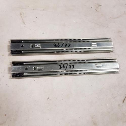 Ladegeleiders 36/77 cm - met rem, Doe-het-zelf en Verbouw, Metalen, Ophalen of Verzenden