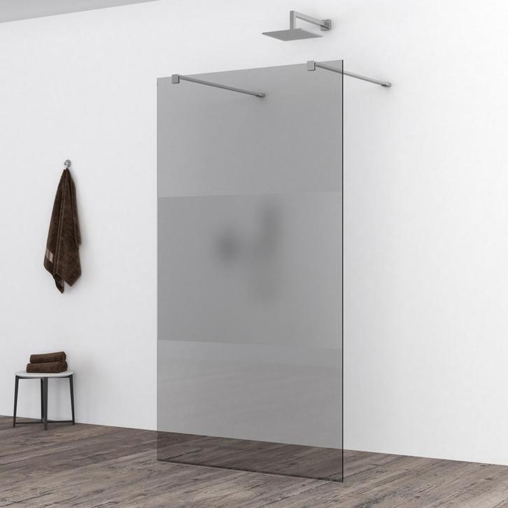 Wiesbaden Slim Inloopdouche - 900x2000x8mm - Nano - Rookglas, Doe-het-zelf en Verbouw, Sanitair, Nieuw, Glas, Ophalen of Verzenden