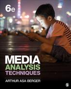 9781506366210 Media Analysis Techniques | Tweedehands, Verzenden, Zo goed als nieuw, Berger