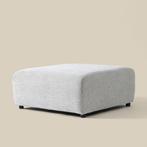 *WOONWINKEL* Hocker 95x95 - Grijsmix Ethan 501, Huis en Inrichting, Banken | Bankstellen, Verzenden, Nieuw