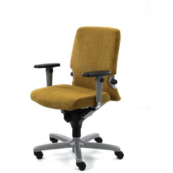 Haworth Comforto, nieuwe duurzame stof!, Huis en Inrichting, Bureaustoelen, Bureaustoel, Geel, Nieuw, Ergonomisch, Verzenden