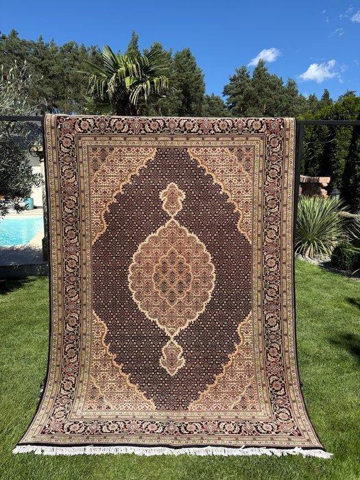Nieuw Indo Tabriz met zijde tapijt - Tapijt - 250 cm - 175, Huis en Inrichting, Stoffering | Tapijten en Kleden