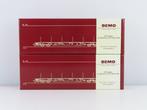 Bemo H0m - 2291 108/2291 123 - Modeltrein goederenwagon (2), Nieuw