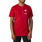 FOX Honda Wing Ss Premium T-shirt Rood maat M, Kleding | Heren, Overige Herenkleding, Nieuw, Ophalen of Verzenden