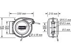 Slanghaspel - 15 m - 20 bar - voor water / perslucht - 1/2, Verzenden, Nieuw
