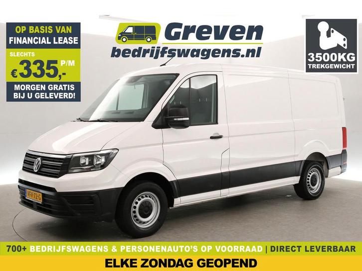 Volkswagen Crafter 35 2.0 TDI L3H2 | 177PK | 3500kg, Auto's, Bestelauto's, Te koop, Handgeschakeld, Financial lease, Diesel, Wit